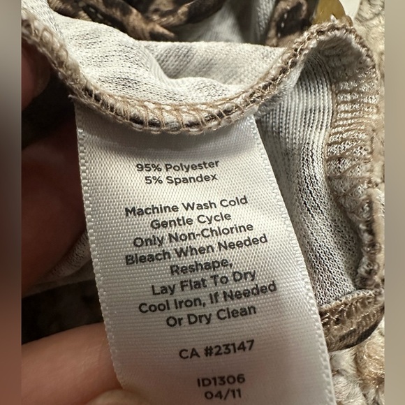 Talbots Leopard Print Sleeveless Dress size S - Picture 6 of 6